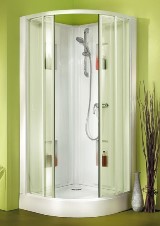 Cabine de douche fonctionnelle