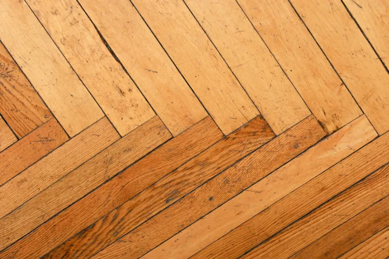 Parquet posé en chevrons